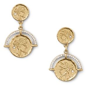Cabi Spring 25 Medallion Earrings